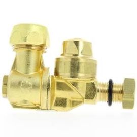 Porte Buse Pulvé 1 sortie Laiton - M1/4" (viti & arbo)