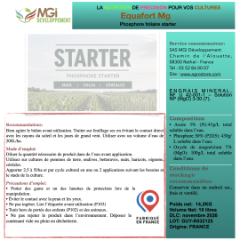 Equafort Mg - Phosphore starter foliaire - 10 Litres