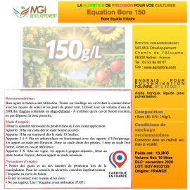 Equation Bore 150 - 10 Litres - remises sur quantité