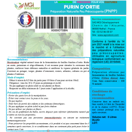 Purin d'orties - 5 litres