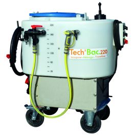 mélangeur tech'bac 220L trémie remplissage